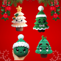 Miniature Christmas: The Family of 4 Trees
